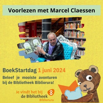 BoekStartdag - Voorlezen met Marcel Claessen