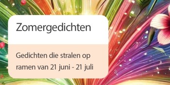 Zomergedichten tijdens Cultuurnacht