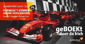geBOEKt door bieb: Formule 1-kenner André Hoogeboom - GEANNULEERD